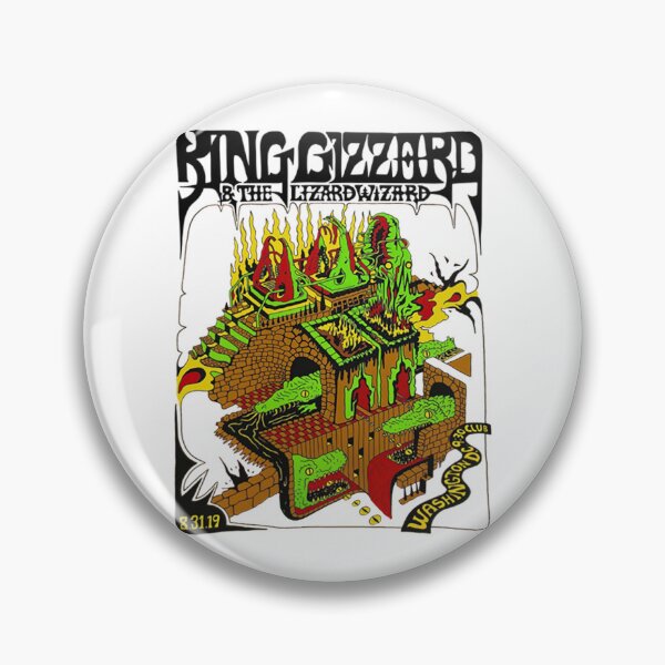 Item preview, Sketches of Brunswick East King Gizzard And The Lizard Wizard Rock designed and sold by MaxyWilkinson.