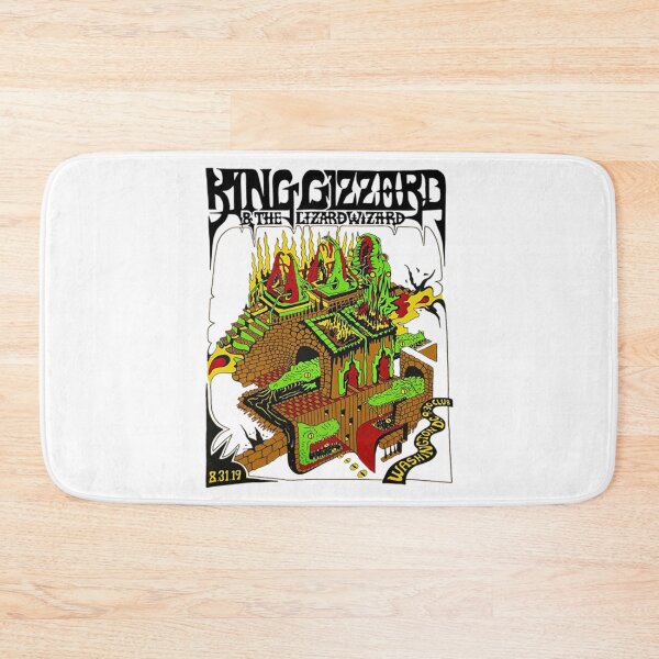 Item preview, Sketches of Brunswick East King Gizzard And The Lizard Wizard Rock designed and sold by MaxyWilkinson.