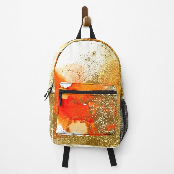 Item preview, Bright Orange and Brilliant Gold Alcohol Ink  designed and sold by Jenie Yolland.