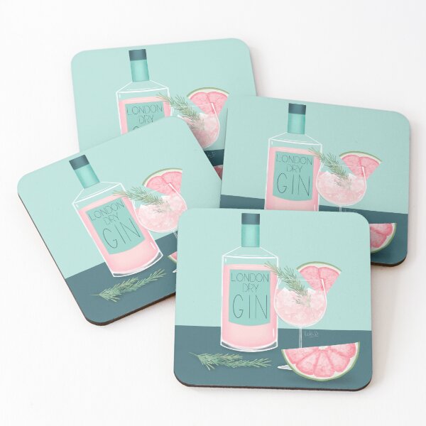Item preview, Gin and tonic with rosemary and grapefruit  designed and sold by Vicki Dunlop.