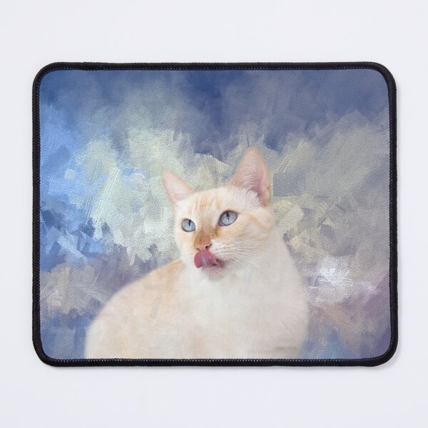Item preview, Siamese Cat Licking Her Nose 01 designed and sold by Elisabeth Lucas.