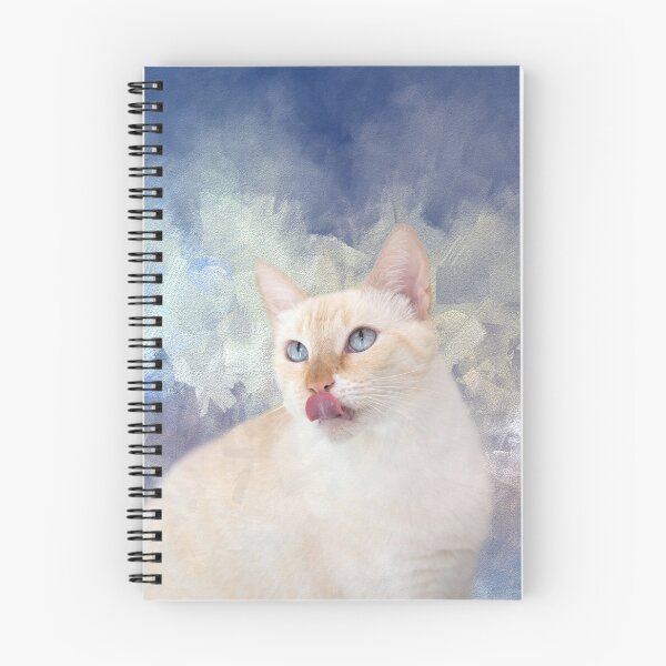 Item preview, Siamese Cat Licking Her Nose 01 designed and sold by Elisabeth Lucas.