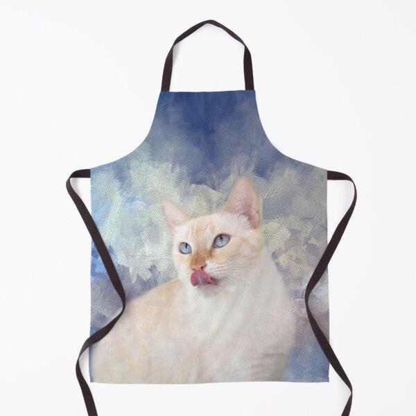Item preview, Siamese Cat Licking Her Nose 01 designed and sold by Elisabeth Lucas.