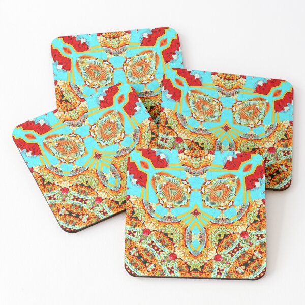 Item preview, HARMONIOUS COCKTAIL OF ARUBA SHELLFISH - UNFORGETTABLE ARUBA CHRISTMAS SOUVENIRS - ARUBAN PARADISE ISLAND ABSTRACT GEOMETRIC PAINTING - ARUBAN ABSTRACT FLAG INSPIRATION - ARUBA ONE HAPPY ISLAND. designed and sold by Ralek.