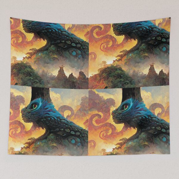 Item preview, Cute Little Dragon | Fantasy Art designed and sold by LenaKiagia.