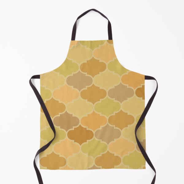Item preview, Moroccan trellis pattern - warm yellows designed and sold by k9printart.