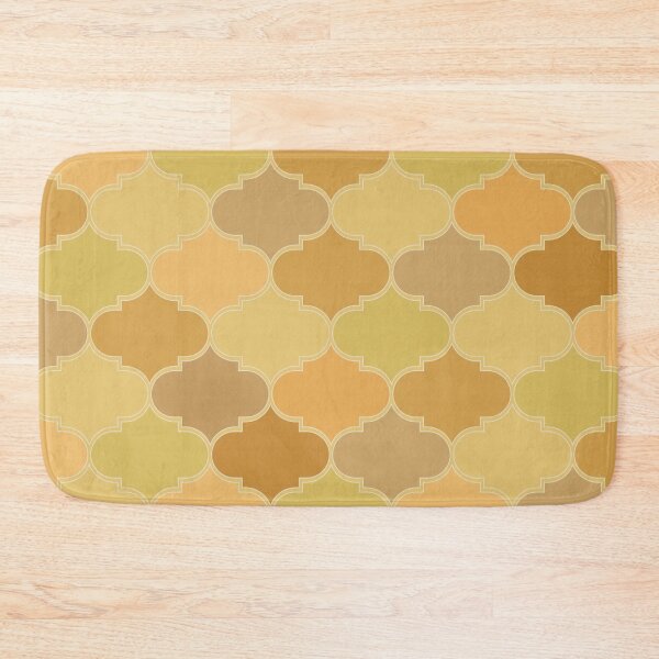 Item preview, Moroccan trellis pattern - warm yellows designed and sold by k9printart.