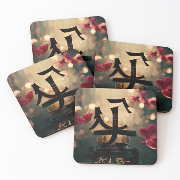 Item preview, Love Music Life Japanese Kanji Ultra Realistic Faint Art 002 designed and sold by buycostarica.