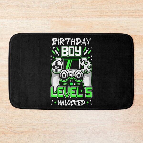 Item preview, 5 Year Old Video Games Gaming Level 5 Unlocked Birthday Boy Gifts designed and sold by beunique5.