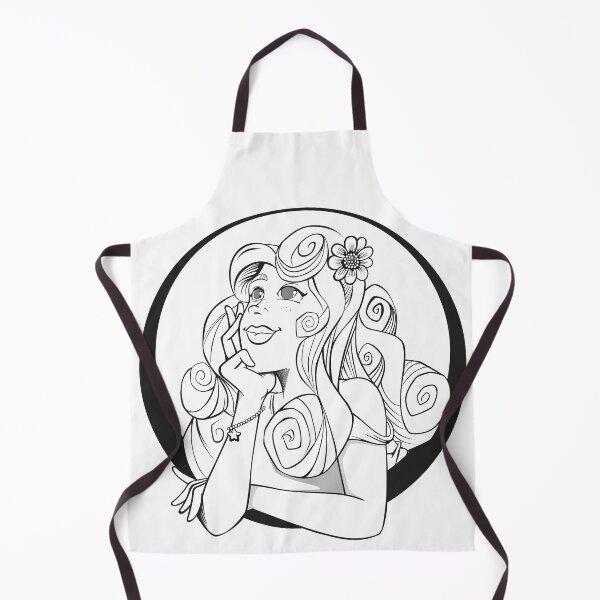 Item preview, Illustration person beautiful woman black and white looking up daydreaming. Ideal for educational and training materials designed and sold by LucianoCosmo.