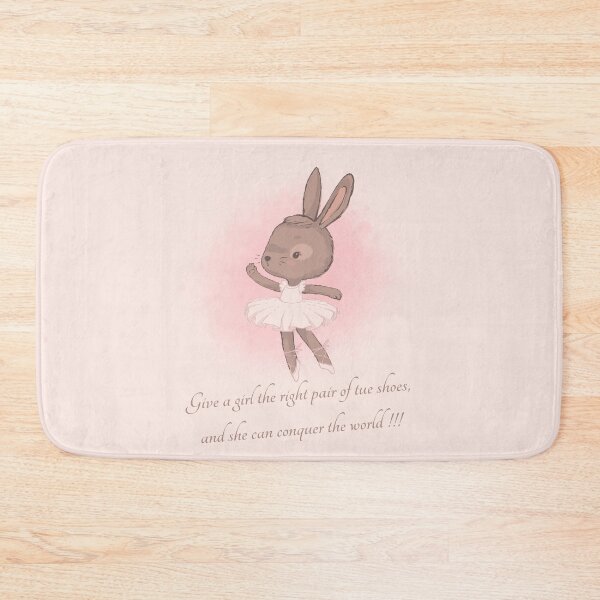 Item preview, Bunny Ballerina Dancing II...Give a girl the right pair of tue shoes, and she can conquer the world !!! designed and sold by M-Infinite.