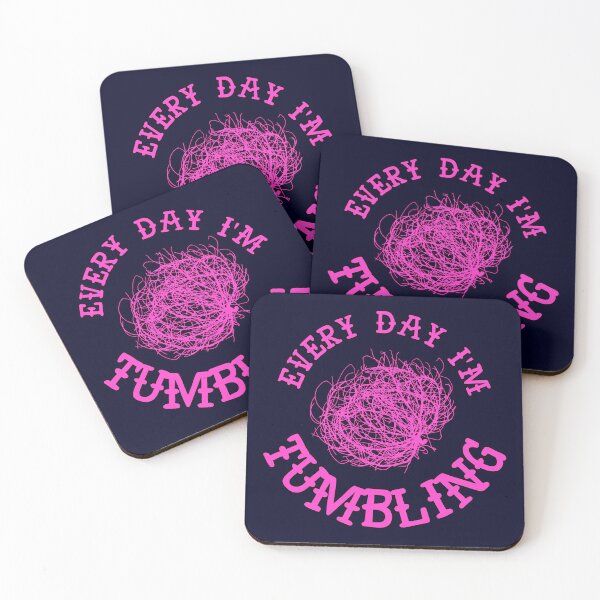 Item preview, Pastel pink Tumbling every day - Tumbleweed designed and sold by Orloff.