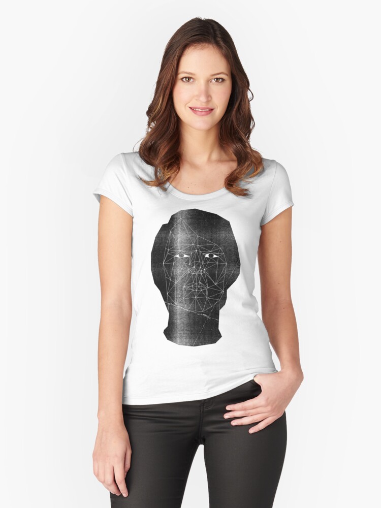 Thumbnail 1 of 3, Fitted Scoop T-Shirt, astral narcissus designed and sold by sjem.