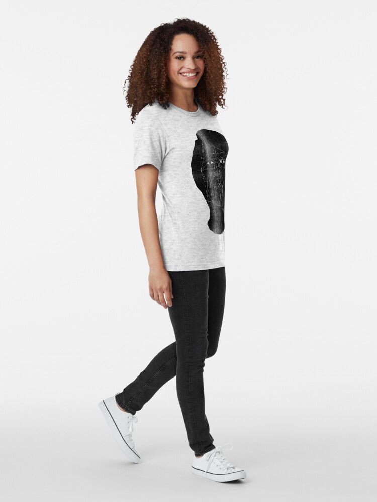 Thumbnail 4 of 7, Tri-blend T-Shirt, astral narcissus designed and sold by sjem.