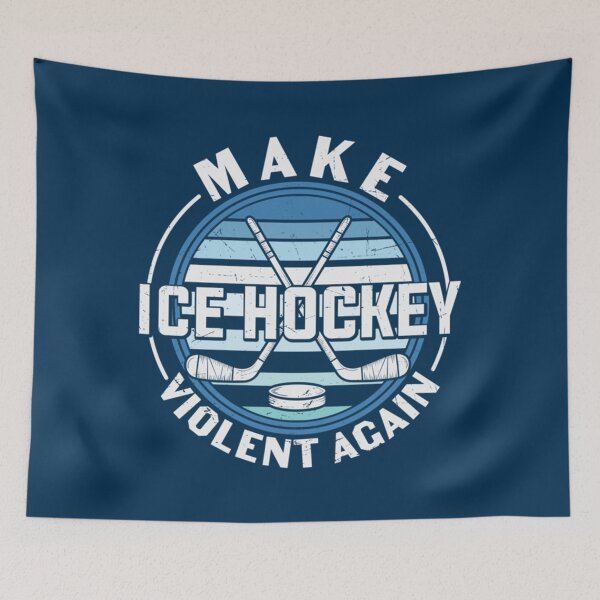 Item preview, Make Ice Hockey Violent Again Funny Winter Sports Quote  designed and sold by RisteskiStore.