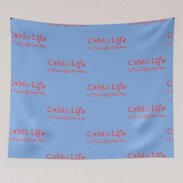 Item preview, Cabin Life Is The Life For Me Red designed and sold by IsabellaCarr.