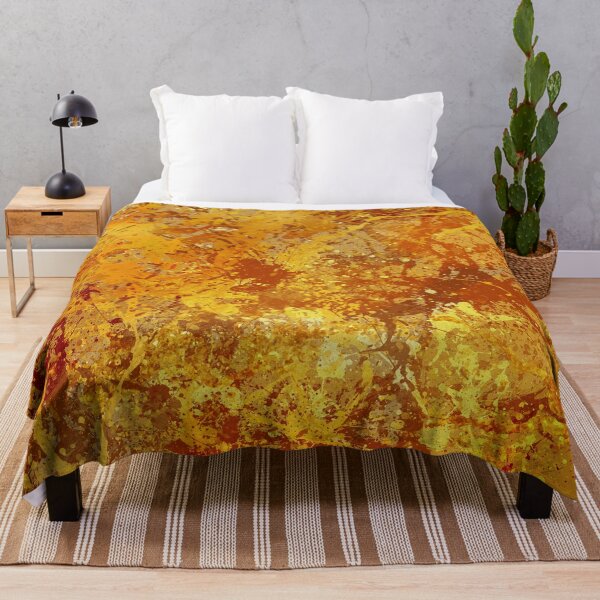 Item preview, Alloy Orange and Amber Paint Splatter Abstract designed and sold by k9printart.