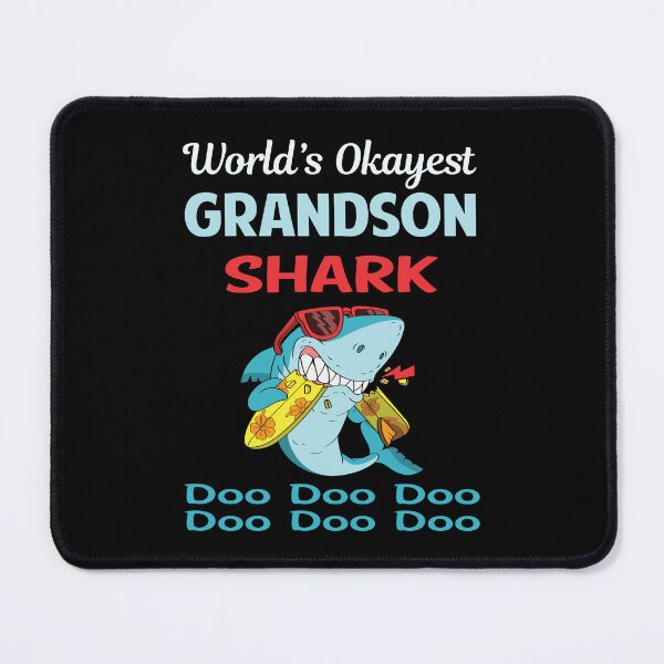 Item preview, Funny Shark GRANDSON designed and sold by StoreHornedFace.