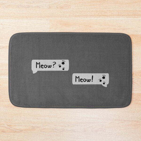 Item preview, Meow? Meow! chat bubbles designed and sold by babysnaily.
