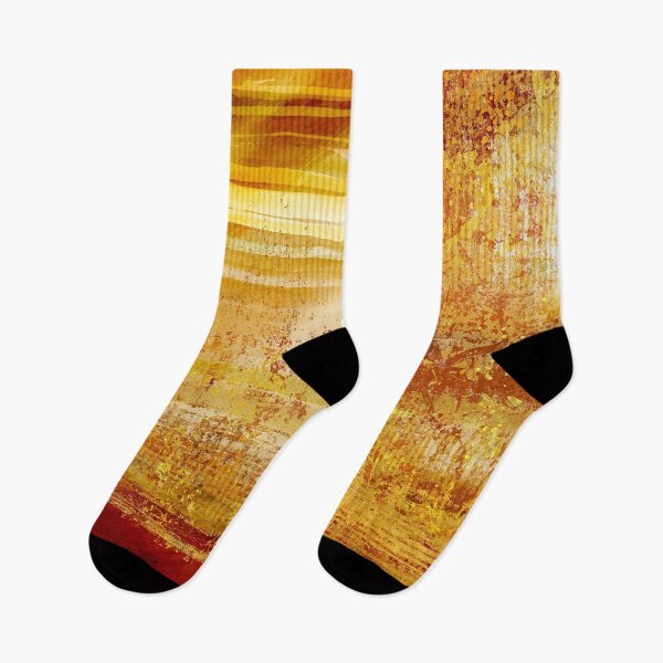 Item preview, Burnt Amber and Ochre Abstract designed and sold by k9printart.