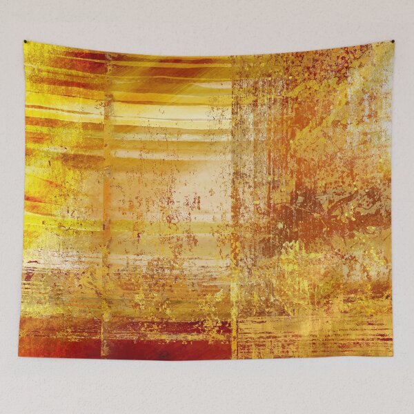 Item preview, Burnt Amber and Ochre Abstract designed and sold by k9printart.