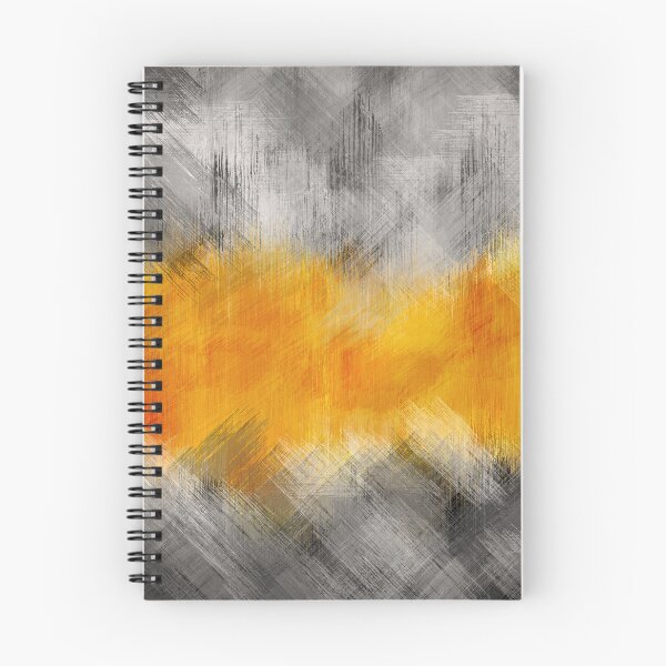Item preview, Granite Gray and Harvest gold abstract designed and sold by k9printart.