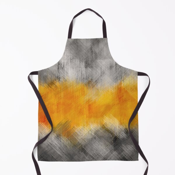 Item preview, Granite Gray and Harvest gold abstract designed and sold by k9printart.