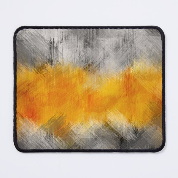 Item preview, Granite Gray and Harvest gold abstract designed and sold by k9printart.