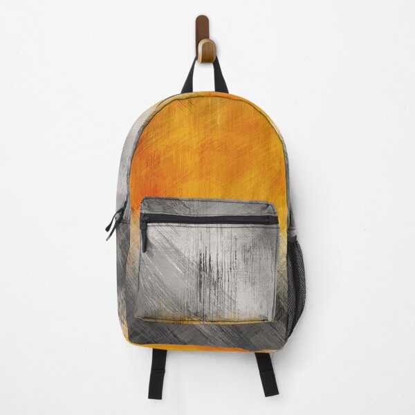 Item preview, Granite Gray and Harvest gold abstract designed and sold by k9printart.