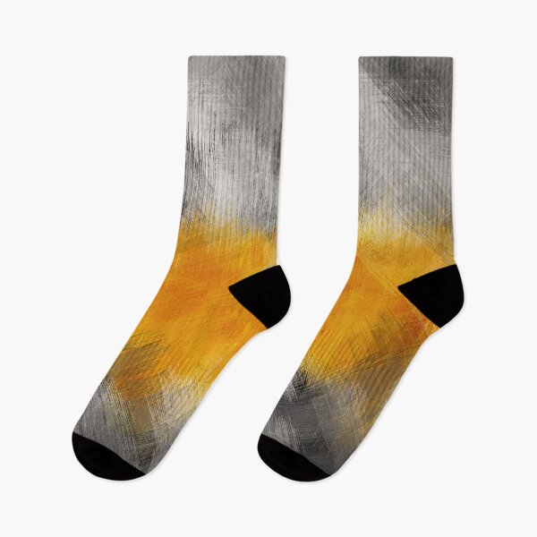 Item preview, Granite Gray and Harvest gold abstract designed and sold by k9printart.