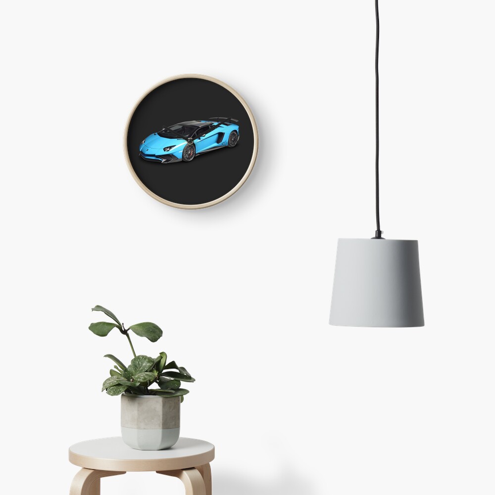 Reloj «Lamborghini Aventador SVJ» de SimoCars | Redbubble