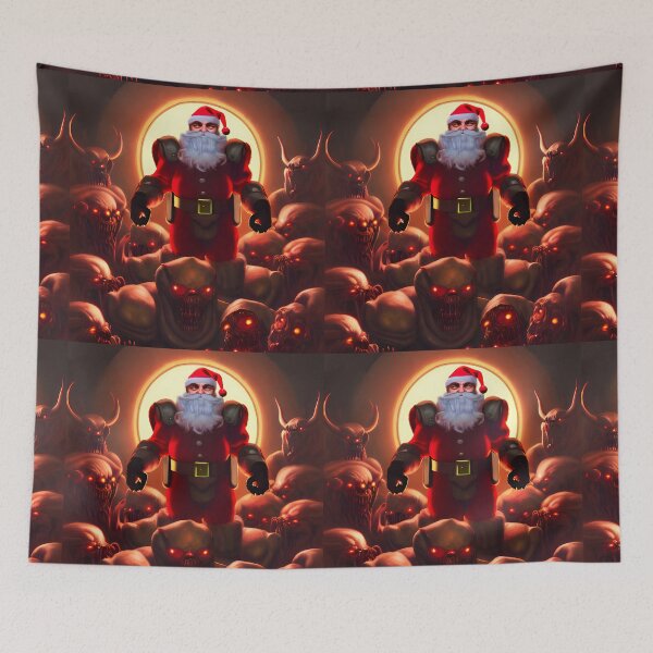 Item preview, Santa Claus with demons designed and sold by DopeDesign111.