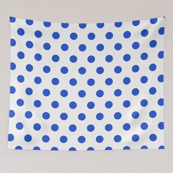 Item preview, Blue and White Polka Dots designed and sold by patterniastudio.