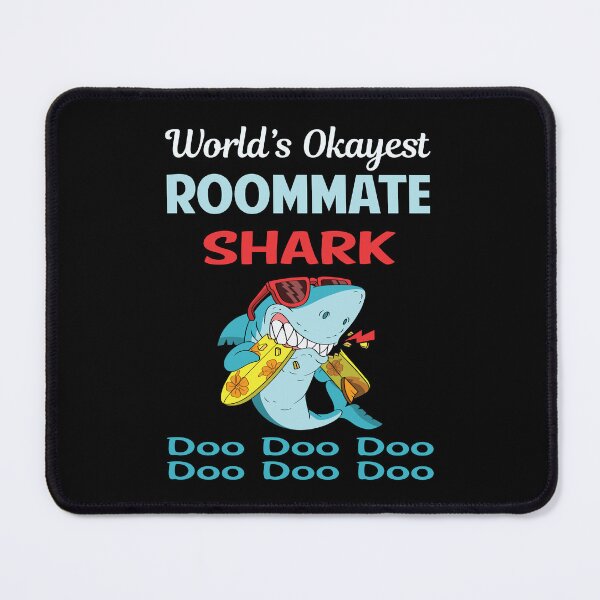 Item preview, Funny Shark ROOMMATE designed and sold by StoreHornedFace.