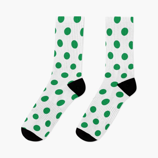 Item preview, Green and White Polka Dots designed and sold by patterniastudio.