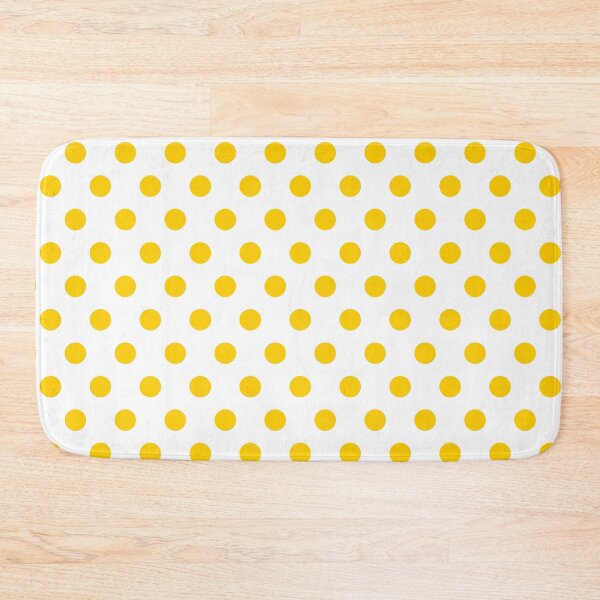 Item preview, Yellow and White Polka Dots designed and sold by patterniastudio.