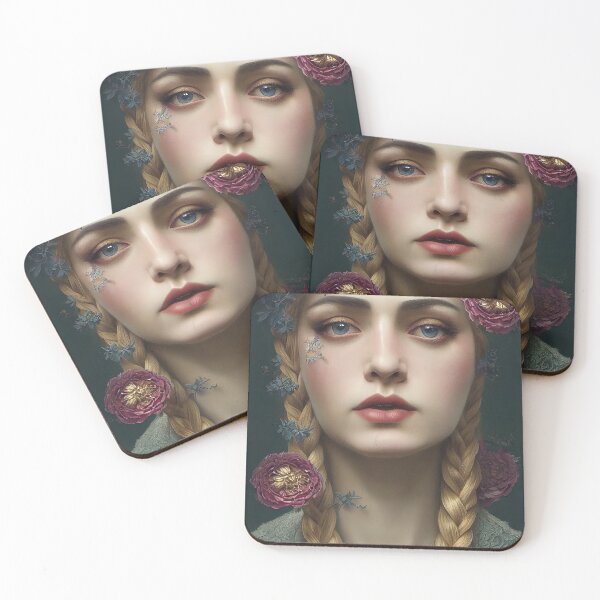 Item preview, Vintage Retro Portrait of a Blonde Woman designed and sold by Juliascutecornr.