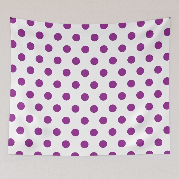 Item preview, Purple and White Polka Dots designed and sold by patterniastudio.
