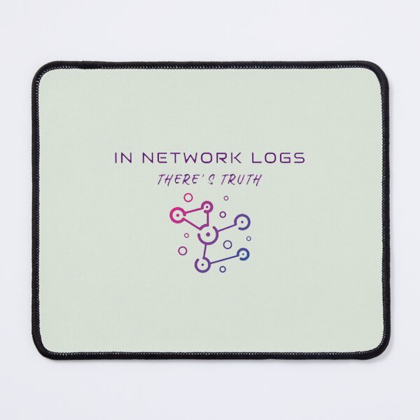 Item preview, In Network Logs There's Truth - Magenta Accent designed and sold by IsabellaCarr.