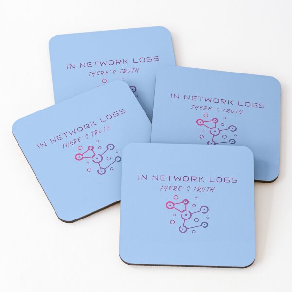 Item preview, In Network Logs There's Truth - Magenta Accent designed and sold by IsabellaCarr.