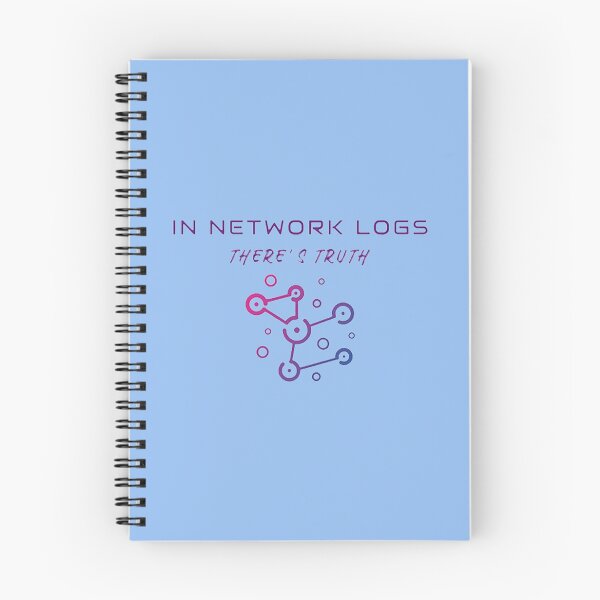 Item preview, In Network Logs There's Truth - Magenta Accent designed and sold by IsabellaCarr.