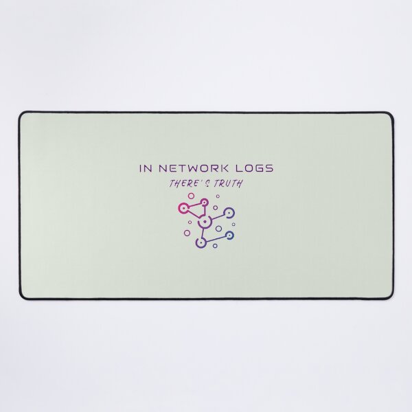 Item preview, In Network Logs There's Truth - Magenta Accent designed and sold by IsabellaCarr.