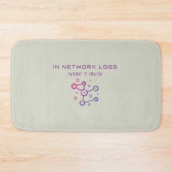 Item preview, In Network Logs There's Truth - Magenta Accent designed and sold by IsabellaCarr.