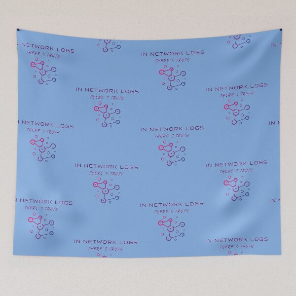 Item preview, In Network Logs There's Truth - Magenta Accent designed and sold by IsabellaCarr.