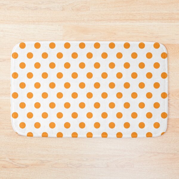 Item preview, Orange and White Polka Dots designed and sold by patterniastudio.