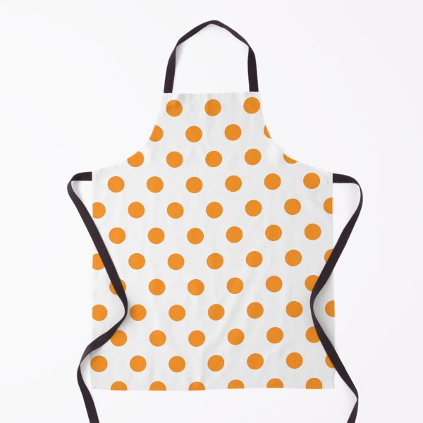Item preview, Orange and White Polka Dots designed and sold by patterniastudio.