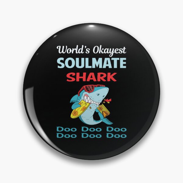 Item preview, Funny Shark SOULMATE designed and sold by StoreHornedFace.