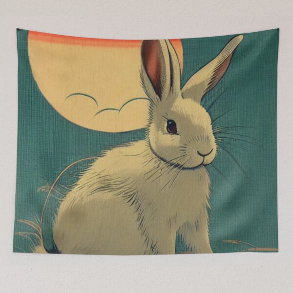 Item preview, Retro Vintage Cute American Rabbit Mom designed and sold by wigobun.
