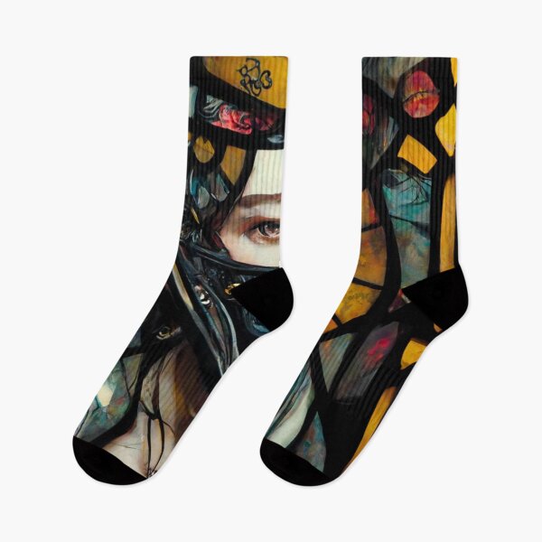 Item preview, Biker Stained Glass Mythical Masked Woman designed and sold by buycostarica.