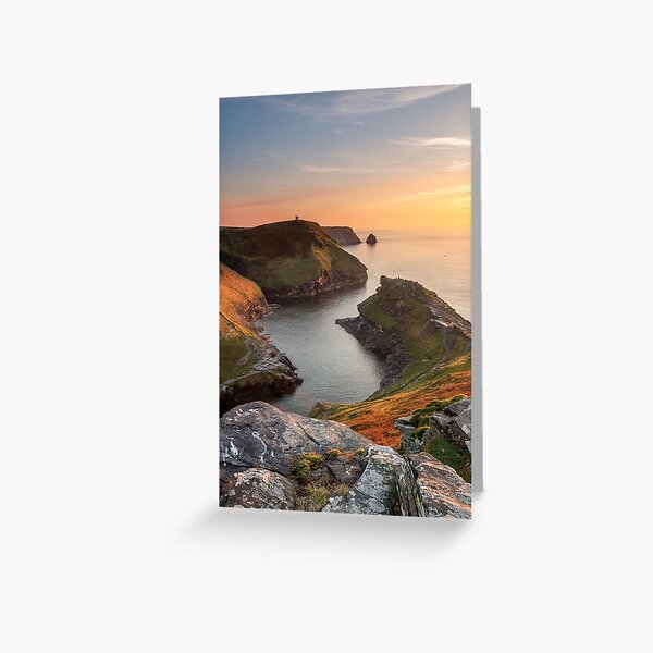 Boscastle Harbour Greeting Card